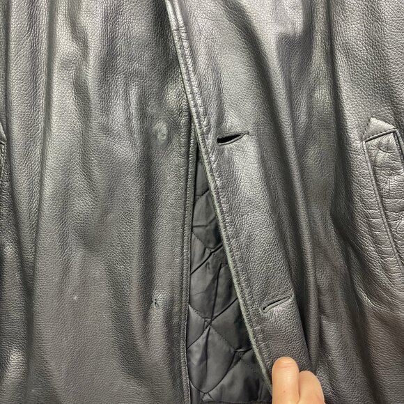 Alexander Keiths India Pale x Mondetta Mens Leather Jacket XL Canada Made Rare - Picture 16 of 16